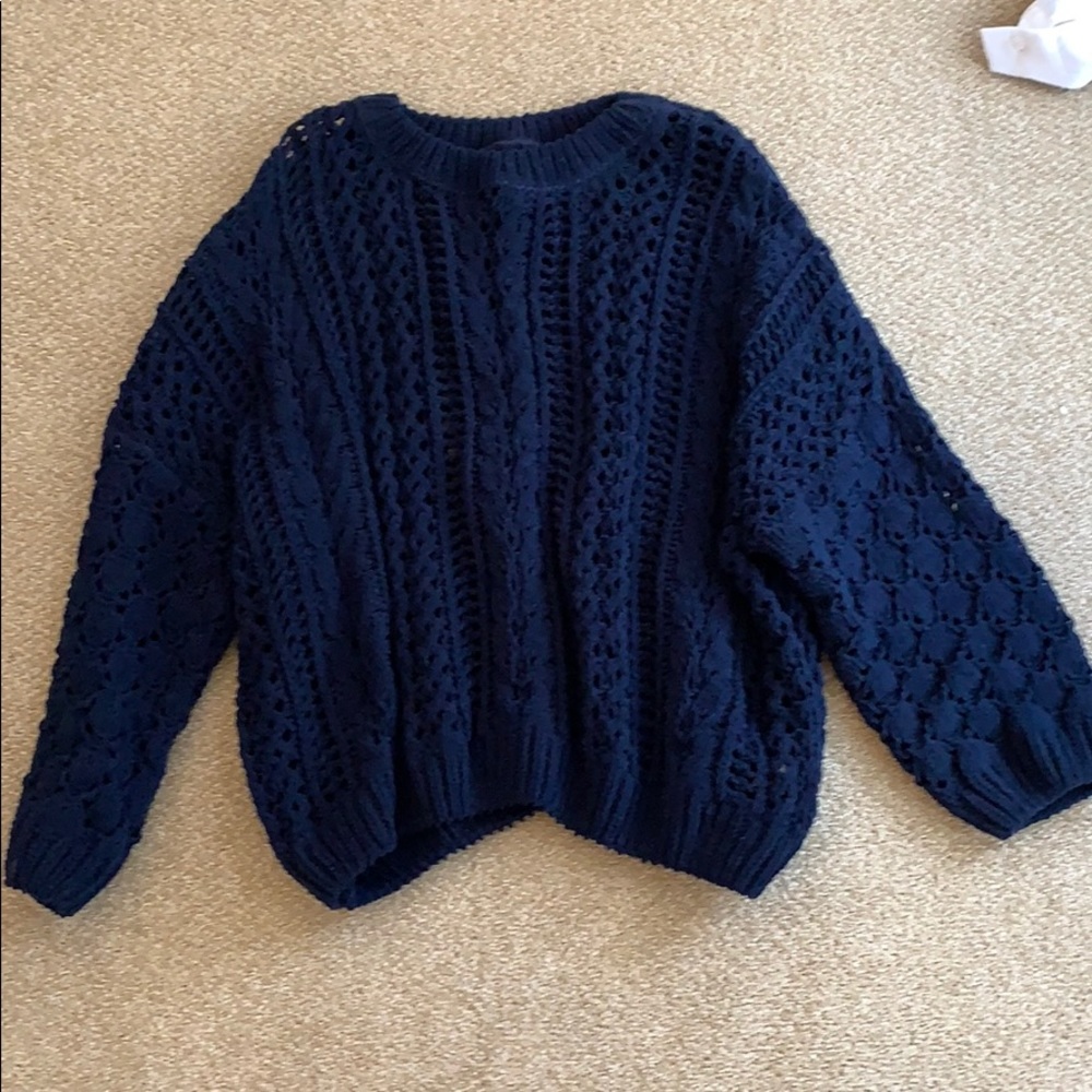Blue sweater
